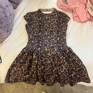 NWT Miss Circle Leopard Print Dress